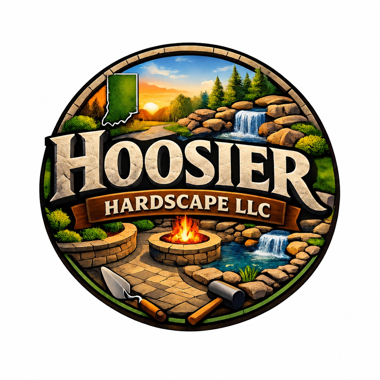Hoosier Hardscape LLC logo